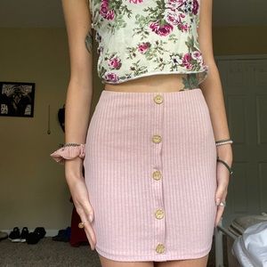CUTE pink mini skirt